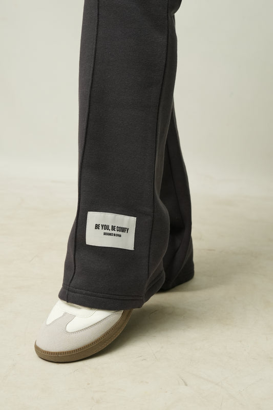 Pantalon de survêtement évasé gris TROFIT